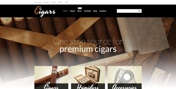 табак отзывчивая тема woocommerce