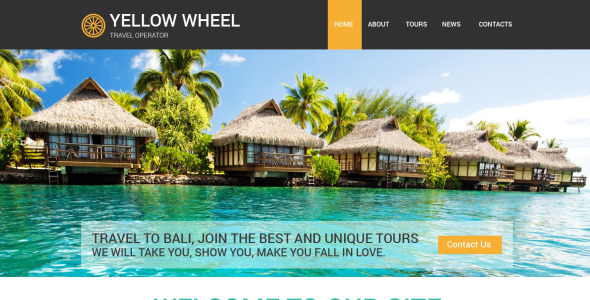 шаблон сайта туристического оператора