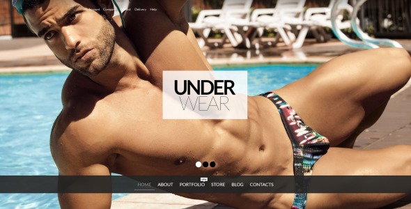 нижнее белье для мужчин woocommerce тема