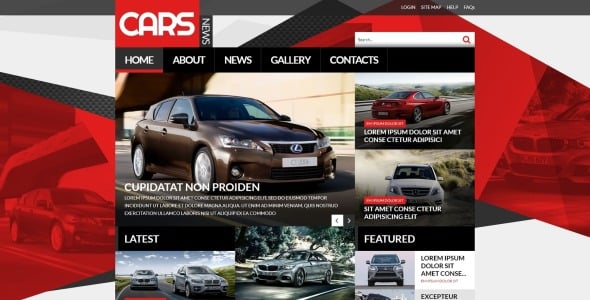 автомобильный шаблон joomla