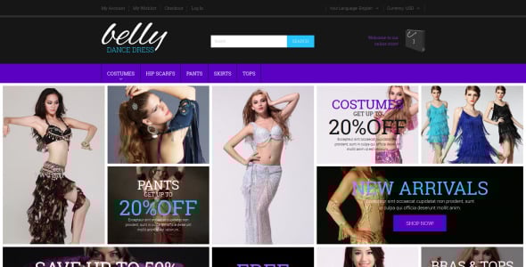 костюмы для танца живота magento theme