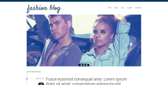 блог о модном шаблоне drupal