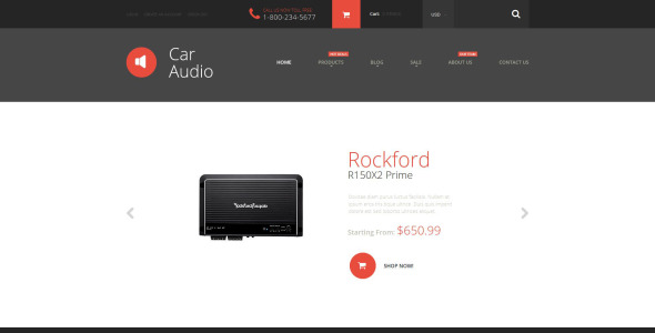 тема car audio shopify