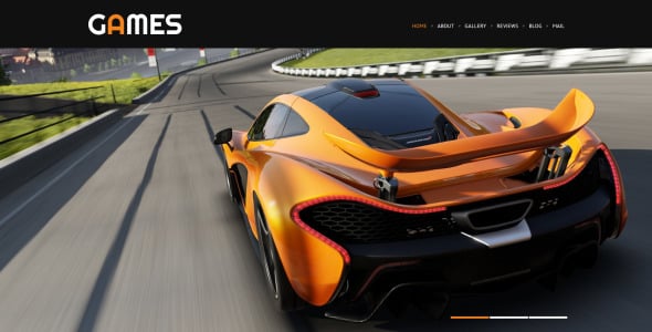 игровой портал отзывчивая тема wordpress