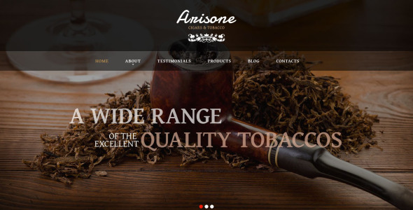 тема wordpress для табака и сигар