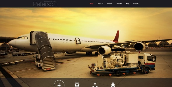 транспортный адаптивный шаблон joomla