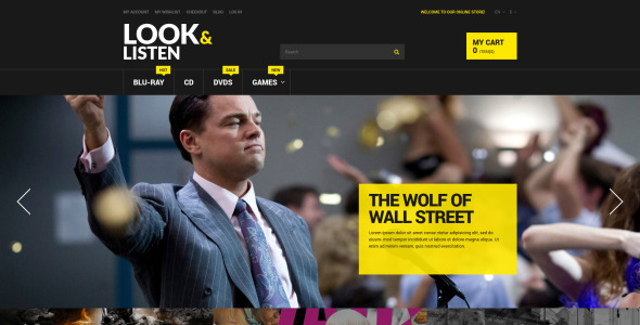 видео лаборатория отзывчивая тема magento