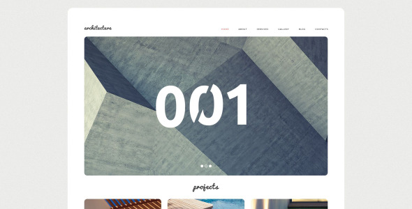 архитектурное бюро wordpress тема