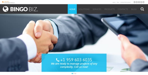 корпоративный стиль wordpress тема