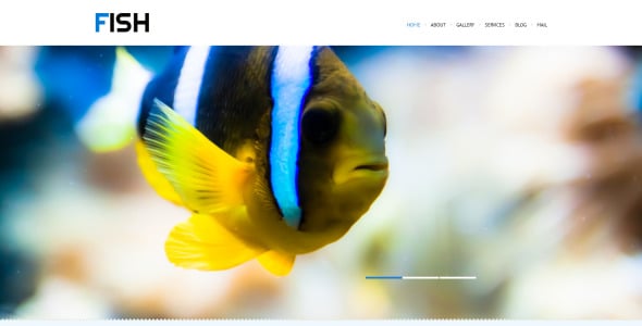 рыба отзывчивая тема wordpress