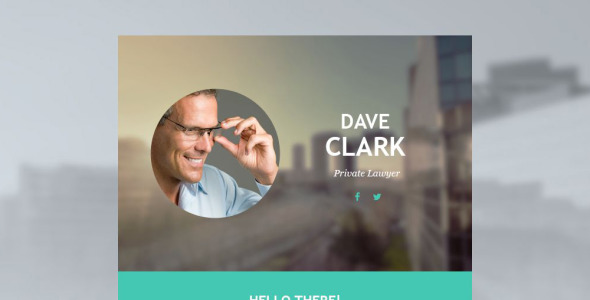 адвокат отзывчивый шаблон информационного бюллетеня