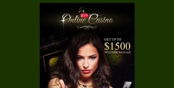 онлайн казино отзывчивый шаблон информационного бюллетеня