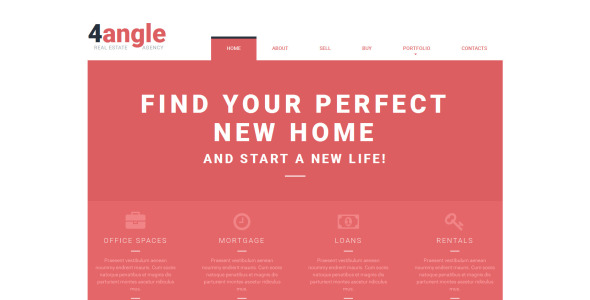адаптивный шаблон сайта агентства недвижимости