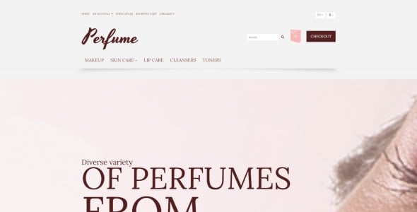 элегантный аромат шаблон opencart