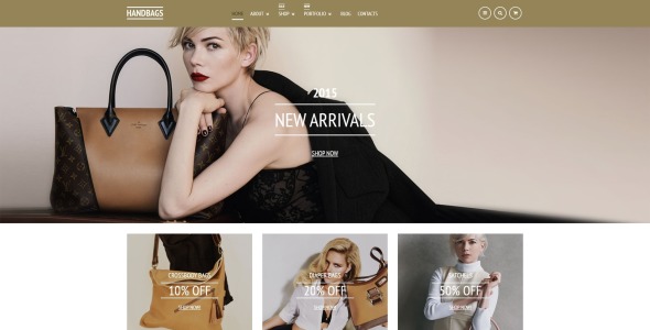 элегантные сумки woocommerce тема