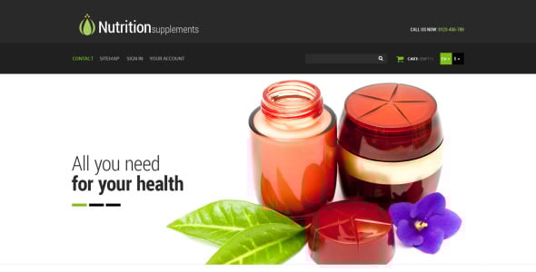 продукты питания prestashop тема