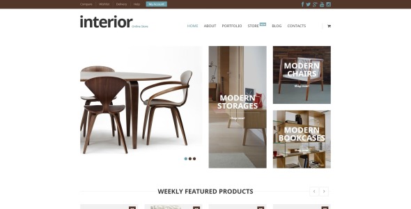 специальная тема мебельного магазина woocommerce