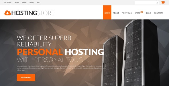 хостинг бизнес woocommerce тема