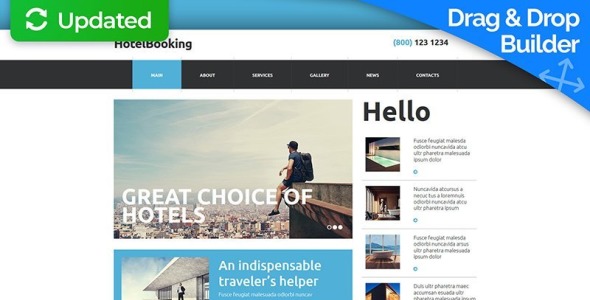hotels moto cms 3 шаблон
