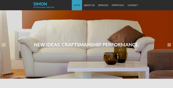 интерьер и мебель moto cms 3 шаблон