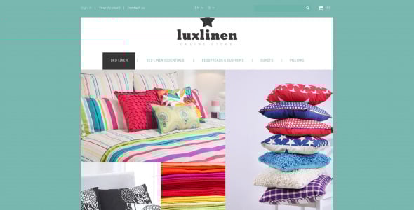 роскошный магазин белья prestashop тема