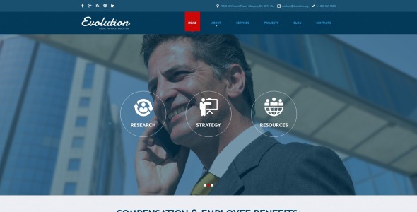 управление сервисами joomla шаблон