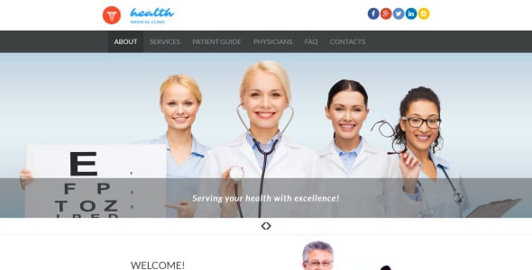 шаблон medical moto cms 3