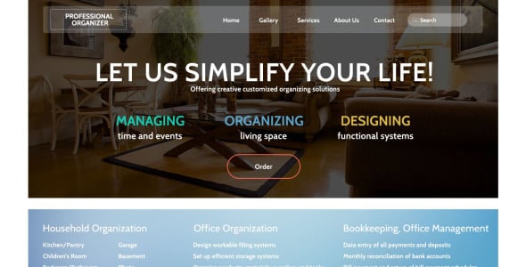 адаптивный шаблон веб-сайта office