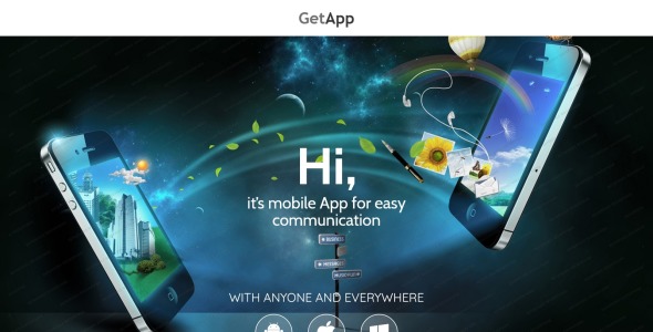 адаптивный шаблон целевой страницы для веб-разработки