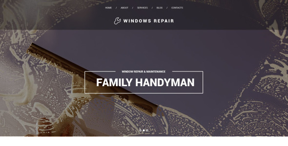 шаблон drupal для ремонта окон