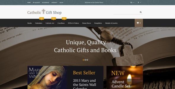 католические подарки тема magento