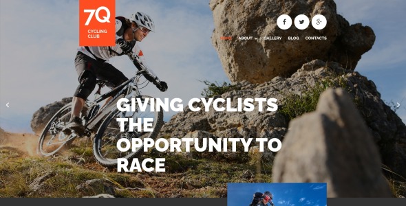 велоспорт шаблон joomla