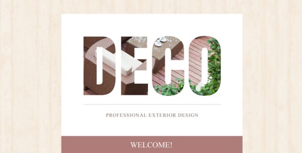 внешний дизайн адаптивный шаблон информационного бюллетеня