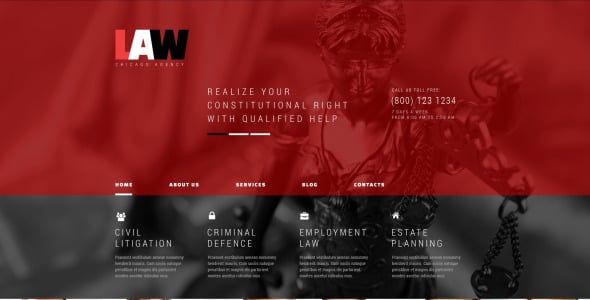 закон wordpress тема