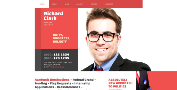 политика wordpress тема