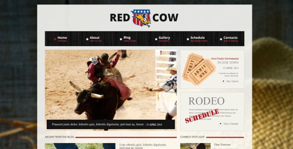 популярность шаблона rodeo business drupal