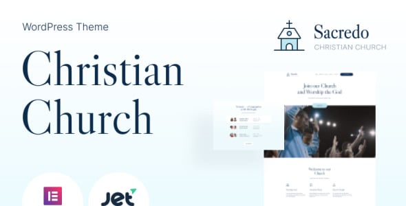 христианская церковь wordpress тема