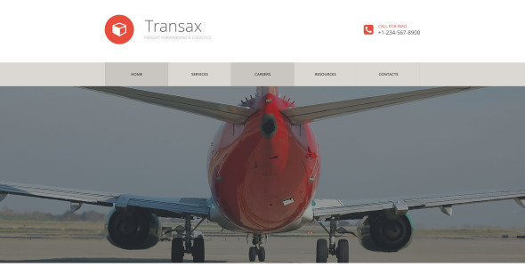 шаблон сайта транспортных услуг