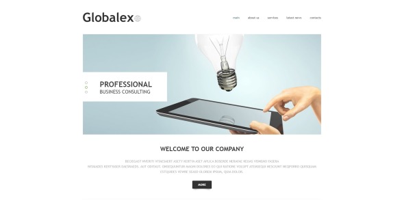 шаблон бизнес-агентства joomla