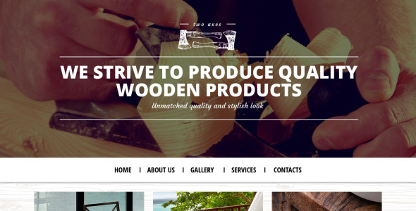 ремесла отзывчивый шаблон сайта