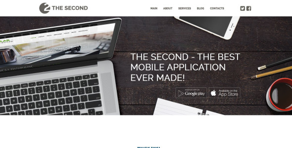 мобильные приложения wordpress тема