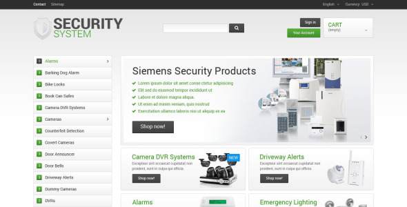 система безопасности prestashop тема