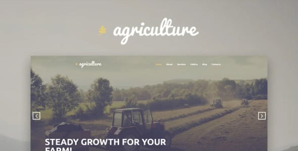 crop farming wordpress elementor theme