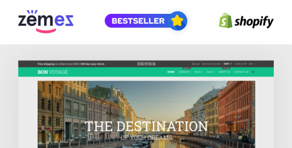 bon voyage тема shopify