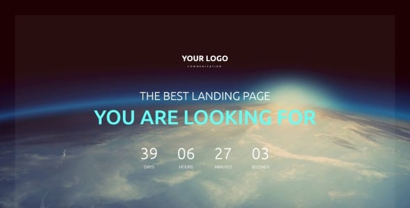 коммуникационный адаптивный шаблон целевой страницы