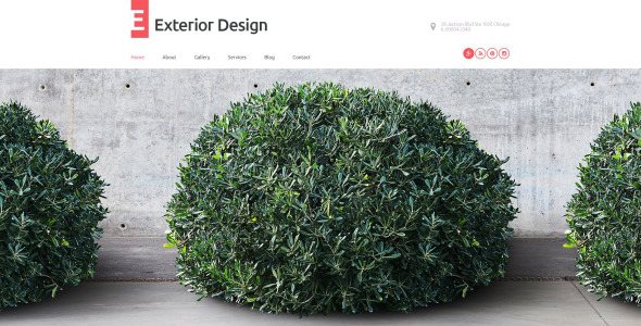 внешний дизайн wordpress тема