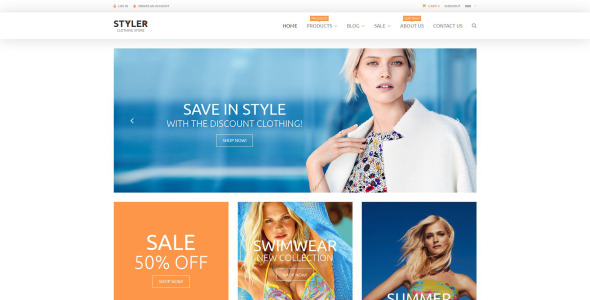 оригинальная тема одежды shopify