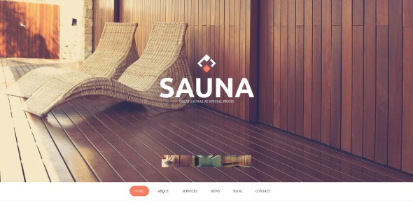 sauna moto cms html шаблон