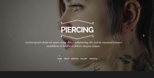 тату салон отзывчивый шаблон сайта