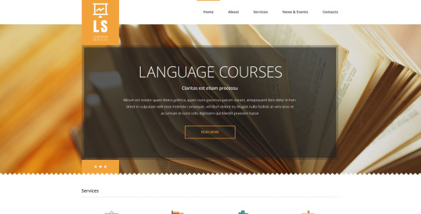 адаптивный шаблон сайта для образования